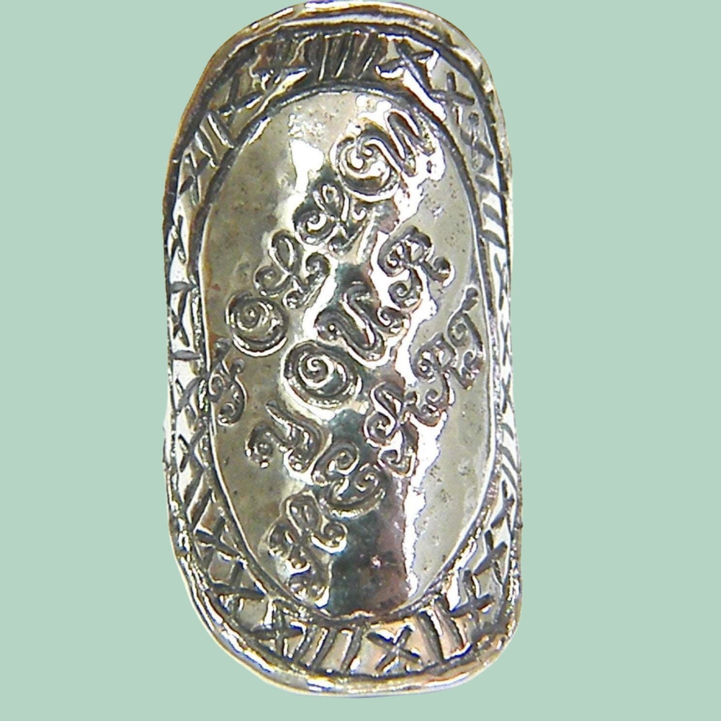 Bluenoemi Jewelry Rings Sterling silver ring, silver ring for woman , scripture ring, follow your heart