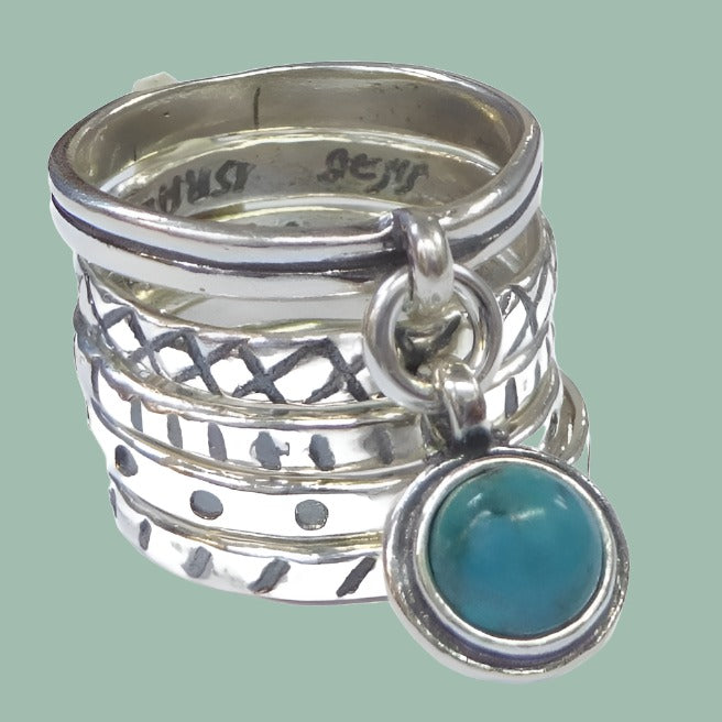 Bluenoemi Jewelry Rings Sterling silver ring Vintage inspired turquoise ring,  sterling silver jewelry rings