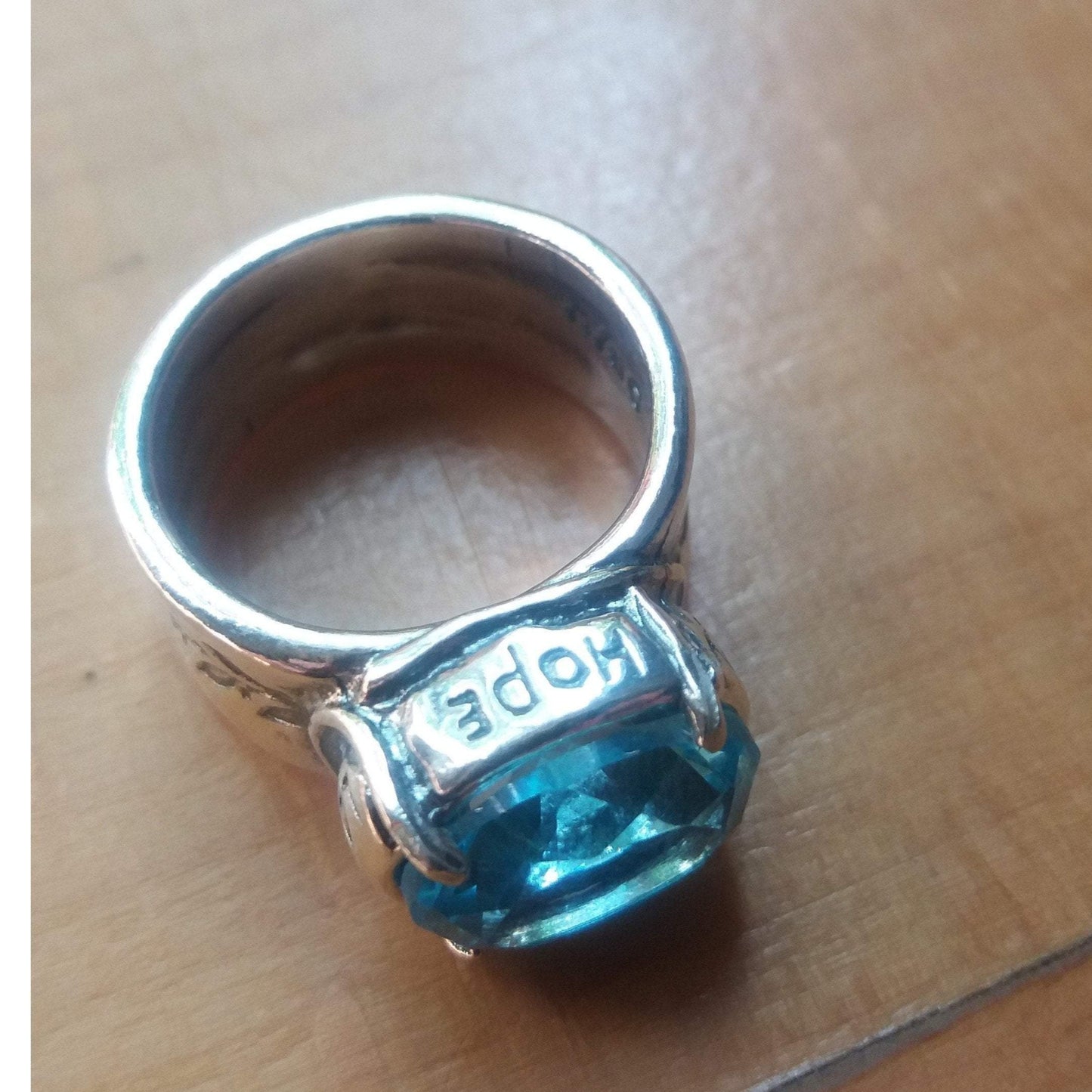 Bluenoemi Jewelry Silver Ring Bluenoemi Jewels from Israel cz sterling silver ring for woman hope enjoy trust love.
