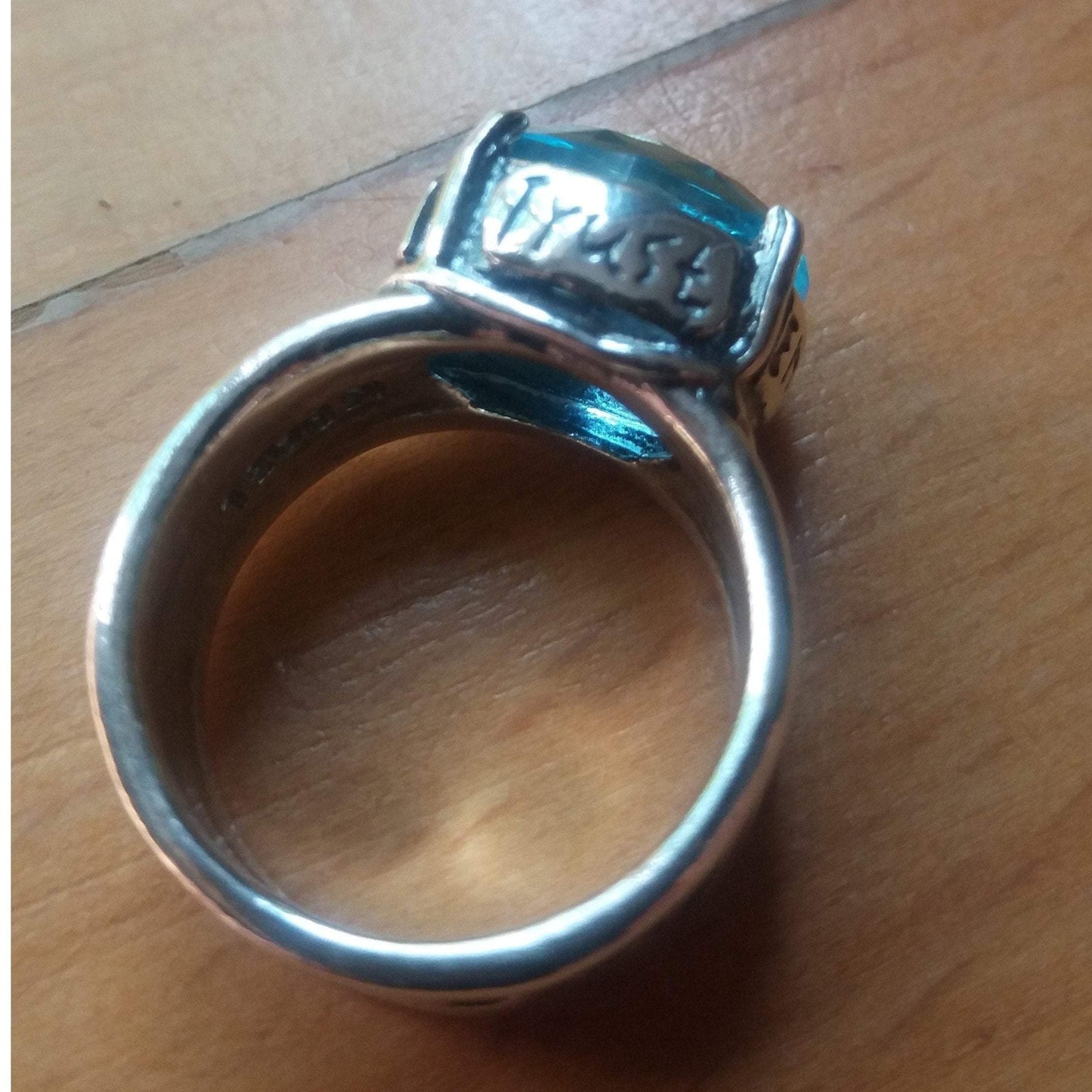 Bluenoemi Jewelry Silver Ring Bluenoemi Jewels from Israel cz sterling silver ring for woman hope enjoy trust love.