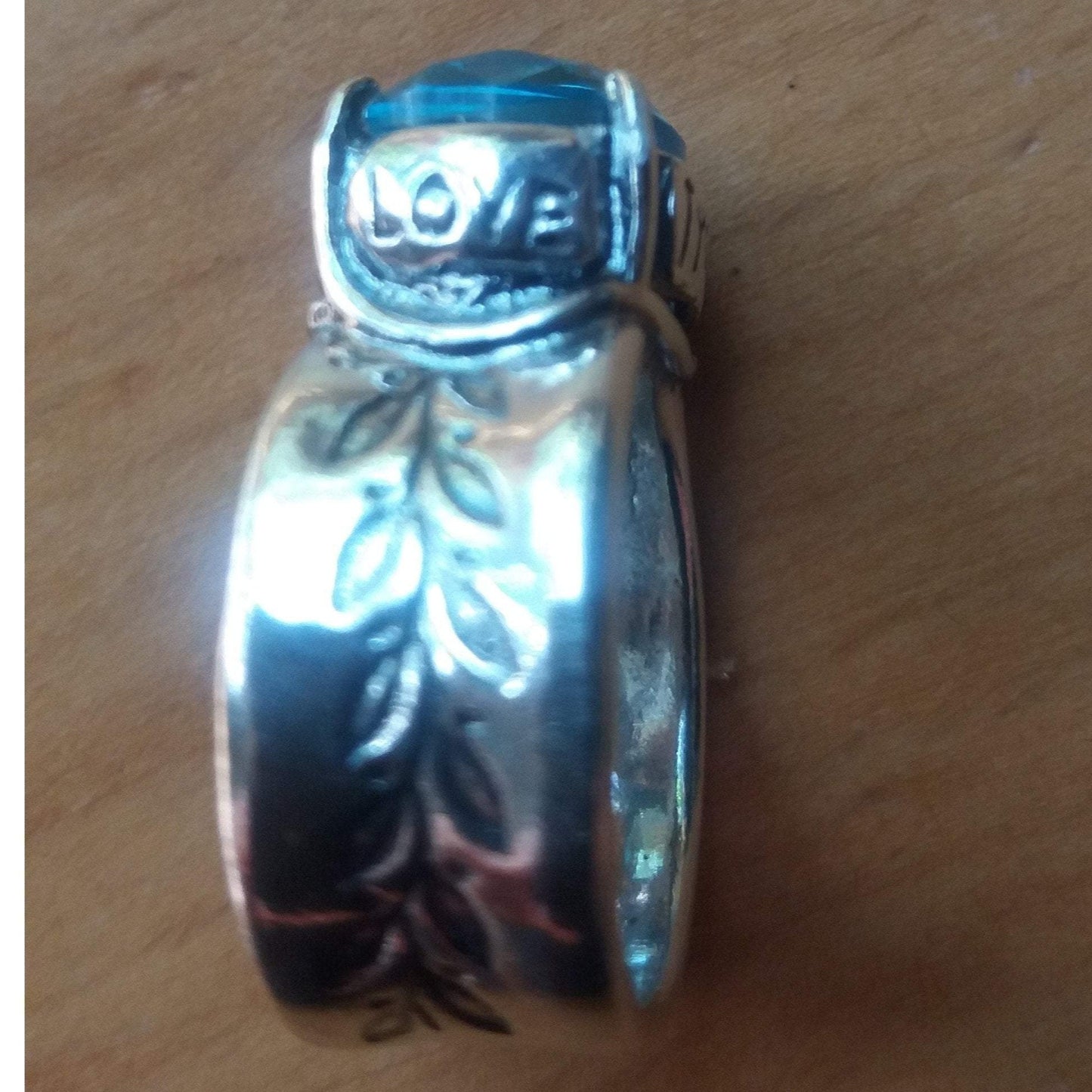 Bluenoemi Jewelry Silver Ring Bluenoemi Jewels from Israel cz sterling silver ring for woman hope enjoy trust love.