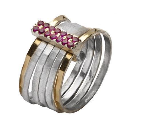 Bluenoemi Jewelry Spinner Ring Charming hippie ring , stacking rings , ring for woman , Israeli Jewelry
