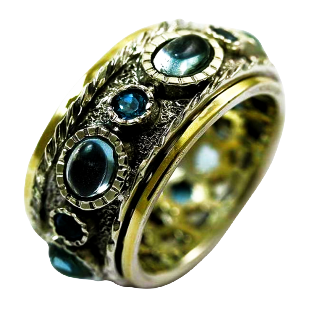 Spinner Ring for woman / Fidget rings / best spinner rings - Bluenoemi