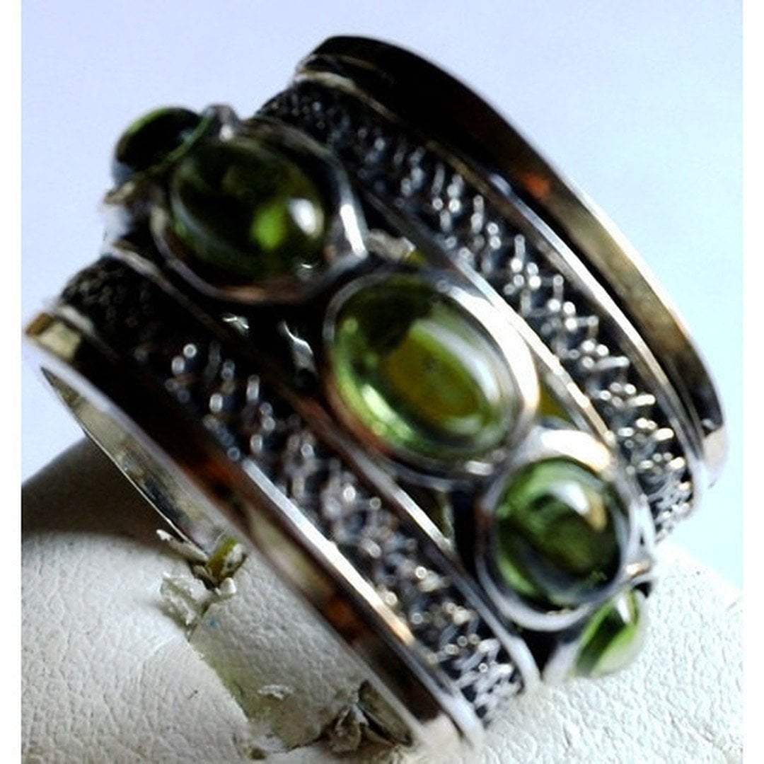 Bluenoemi - My Jewelry Rings Spinner ring for woman, silver and gold rings, designer jewelry , Israeli Jewelry Meditation ring