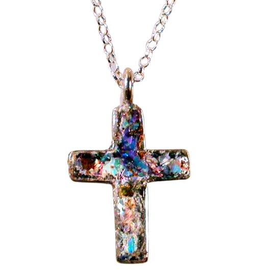 Bluenoemi Necklaces silver Cross pendant,  Cross jewelry, Sterling Silver cross necklace, Christian Necklace,  for woman
