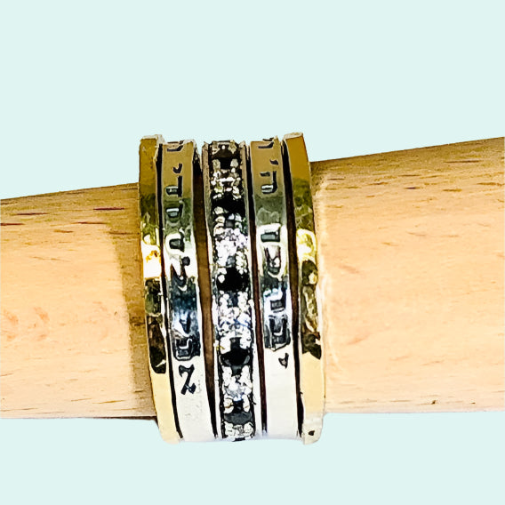 Bluenoemi Rings for Woman Hebrew Blessings Ring - Bluenoemi
