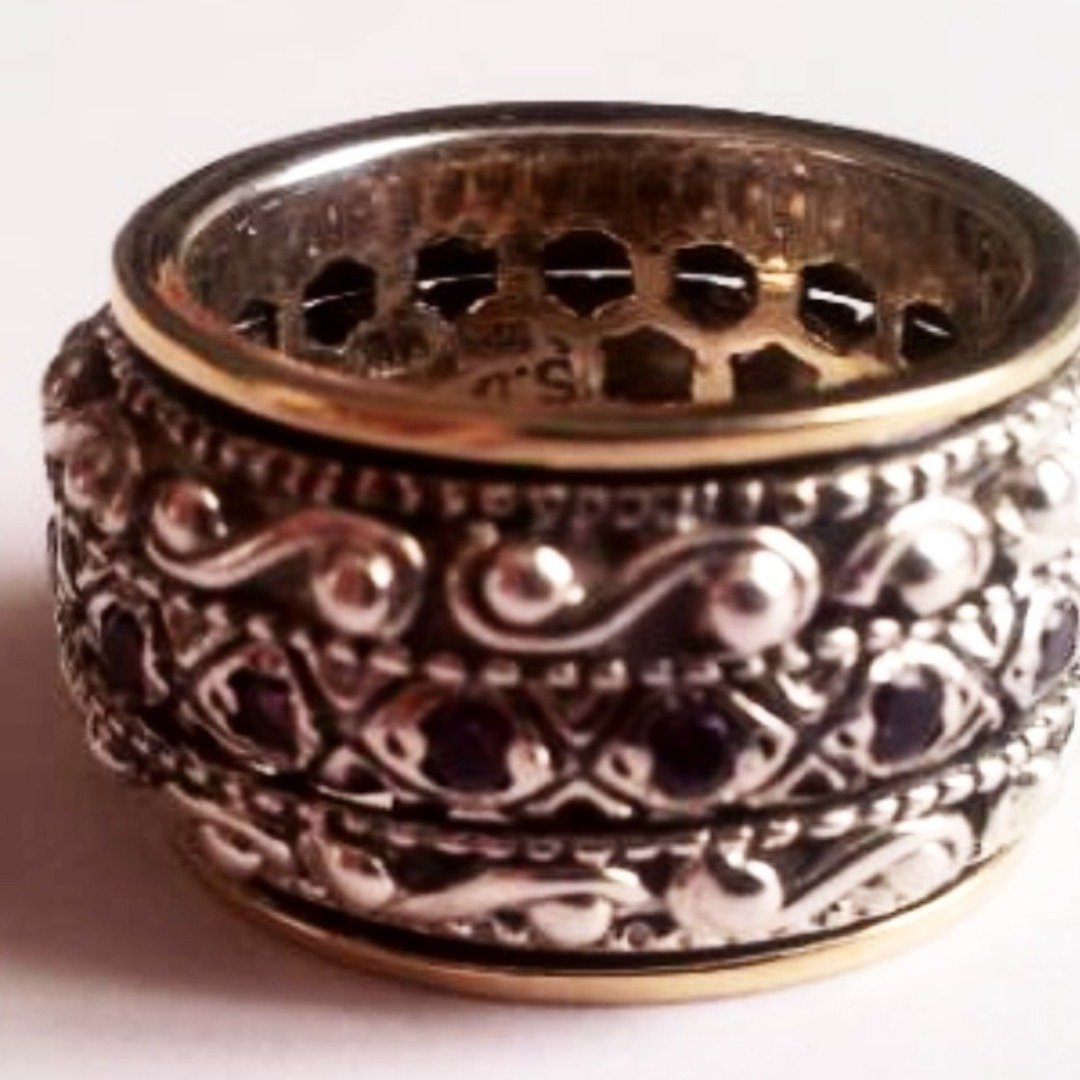 Bluenoemi gold and silver spinner rings jewelry from Israeli Rings for Woman - Bluenoemi