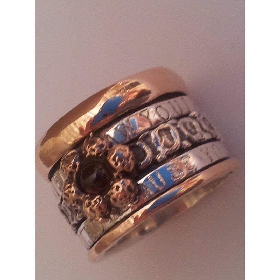 Bluenoemi Rings Personalized ring , love message ring for women, poesie ring, scripture ring