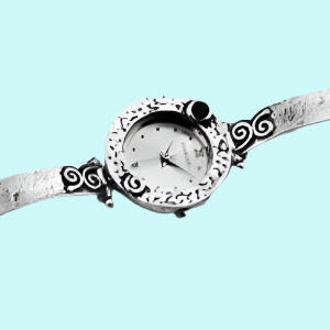 Bluenoemi Watches Bluenoemi Jewelry - Sterling Silver Watch for Woman Japanese Movement.