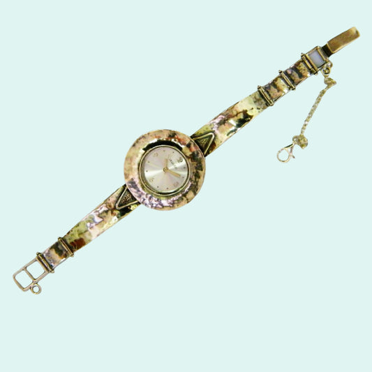 Sterling Silver Watch for Woman. Handcrafted Watches with Japanese Myota. NEW - Bluenoemi