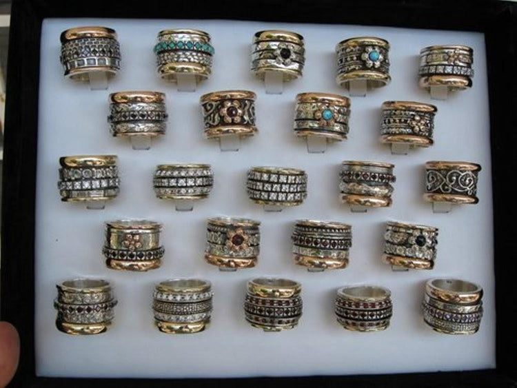 Gemstones and Zircons Rings - Bluenoemi