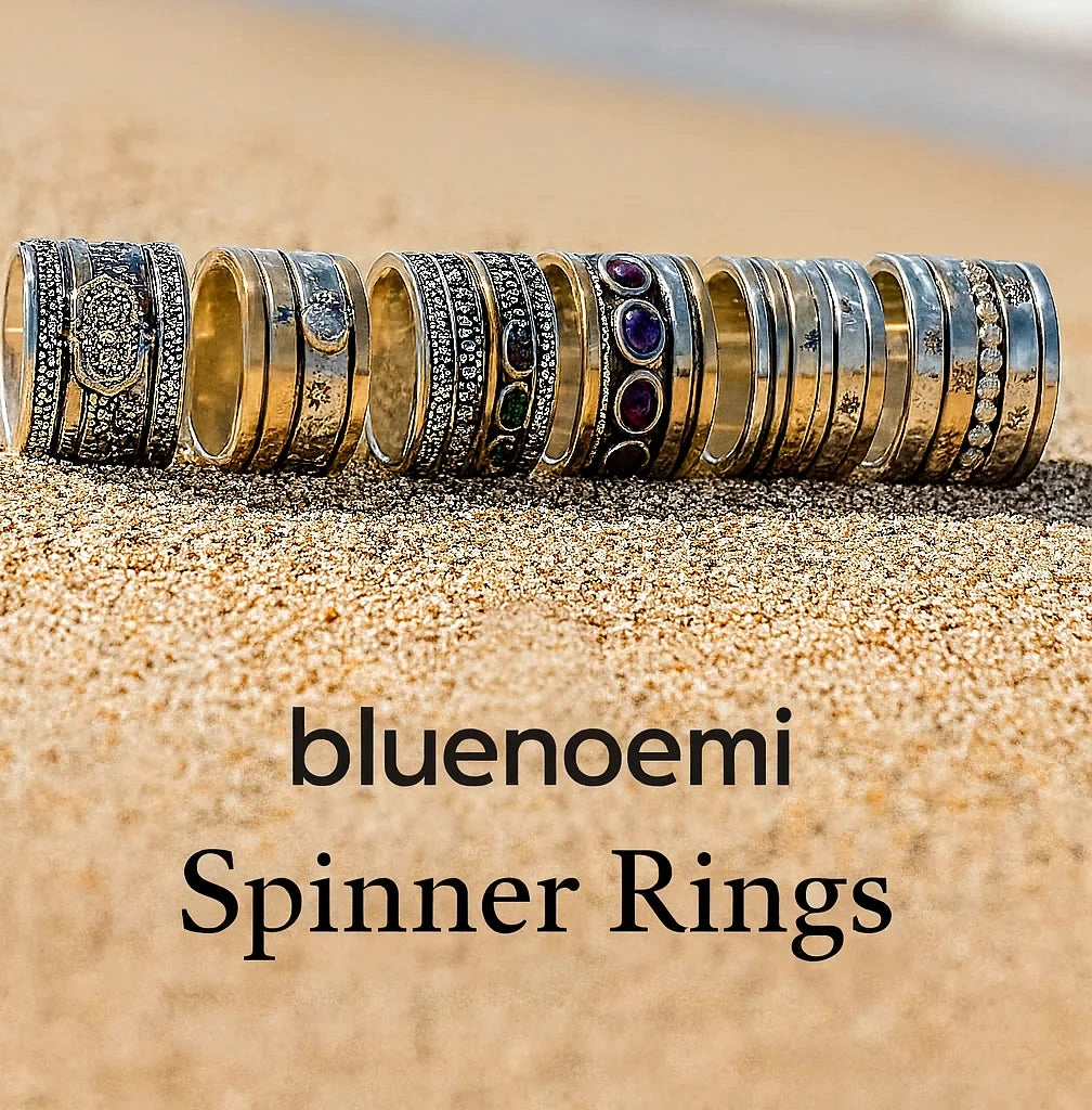 spinner rings israeli meditation rings silver gold