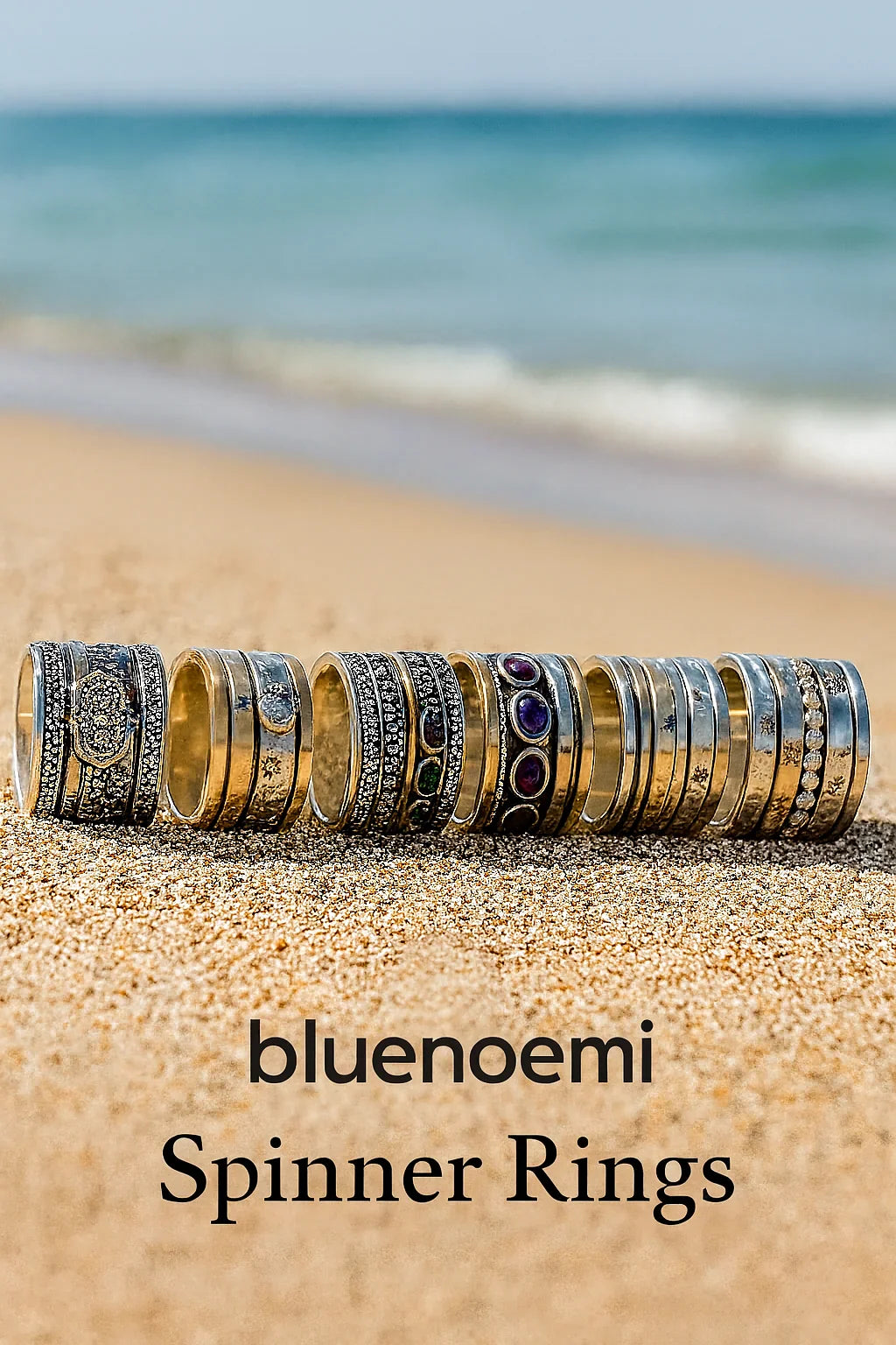 spinner rings israeli meditation rings silver gold