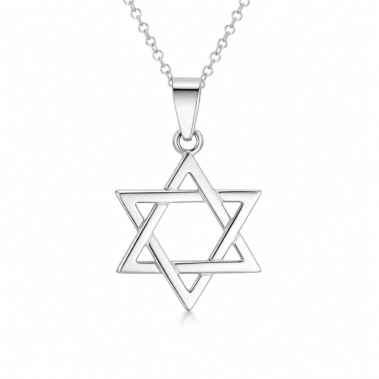 Star of David made i silver
