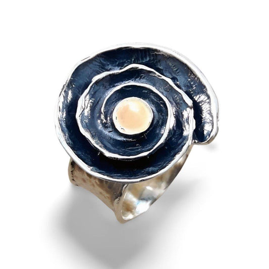 Sterling Silver & Gold ring