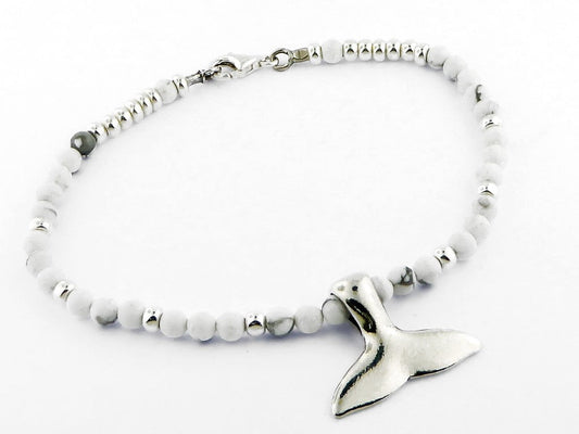 Bluenoemi Anklets  Sterling Silver Anklet for Women featuring a whale tail
