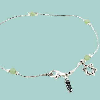 Bluenoemi Anklets Turquoise Sterling Silver Anklet for Women with the Sea Star charms