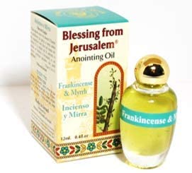 Bluenoemi Anointing Oil Frankincense & Myhrr frankincense & myrrh . Incienso frankincense. Anointing Oil Made in Israel, the Land of the Bible, 12 ml
