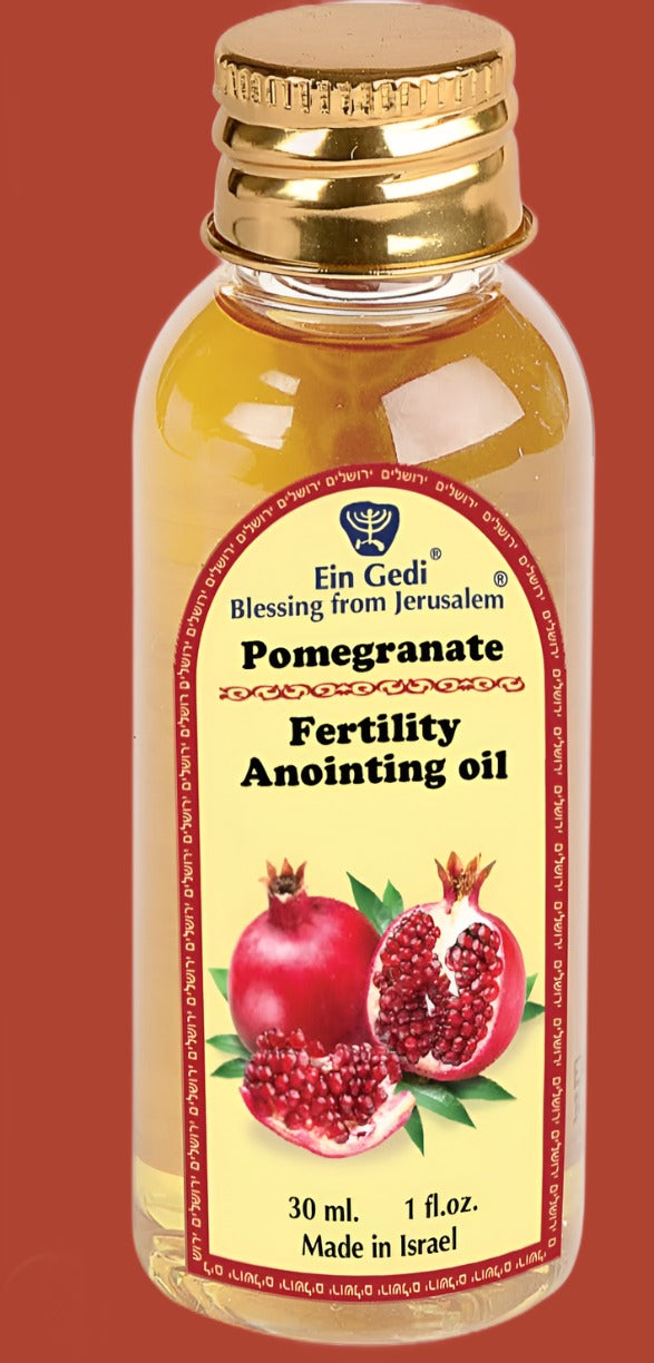 Bluenoemi Anointing Oil Pomegranate Anointing Oil Frankincense, Myrrh and Spikenard / Pomegranate/ Henna / Hyssop / Cinnamon 30 ml
