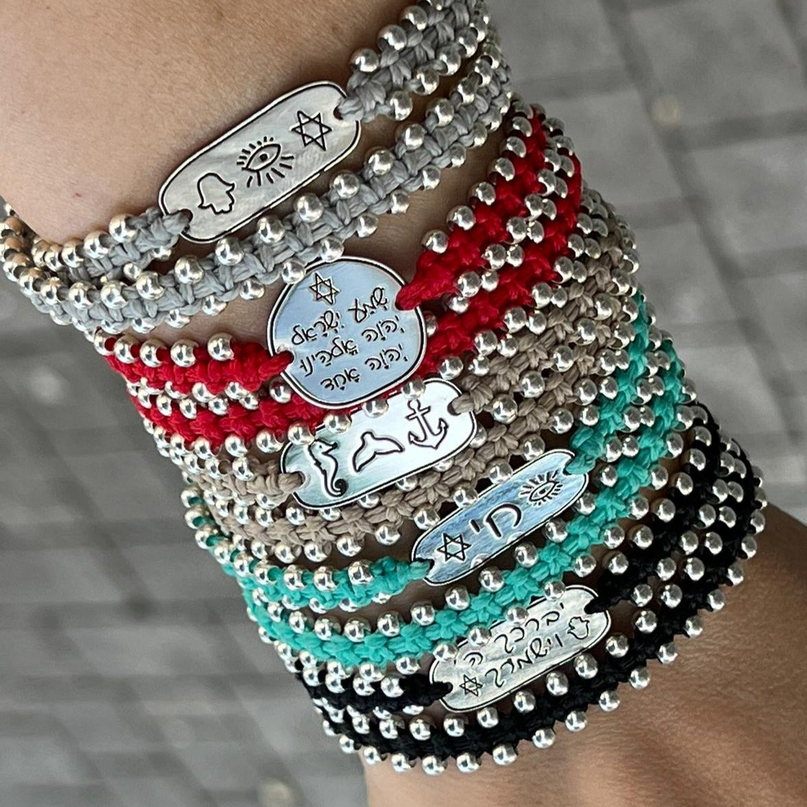 Macrame name bracelets online