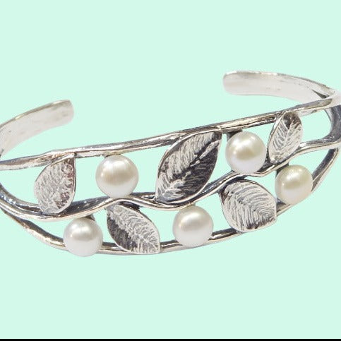 Bluenoemi Jewelry Bracelets silver Engraved Silver Bracelet - A Token of Endless Devotion (Copy)