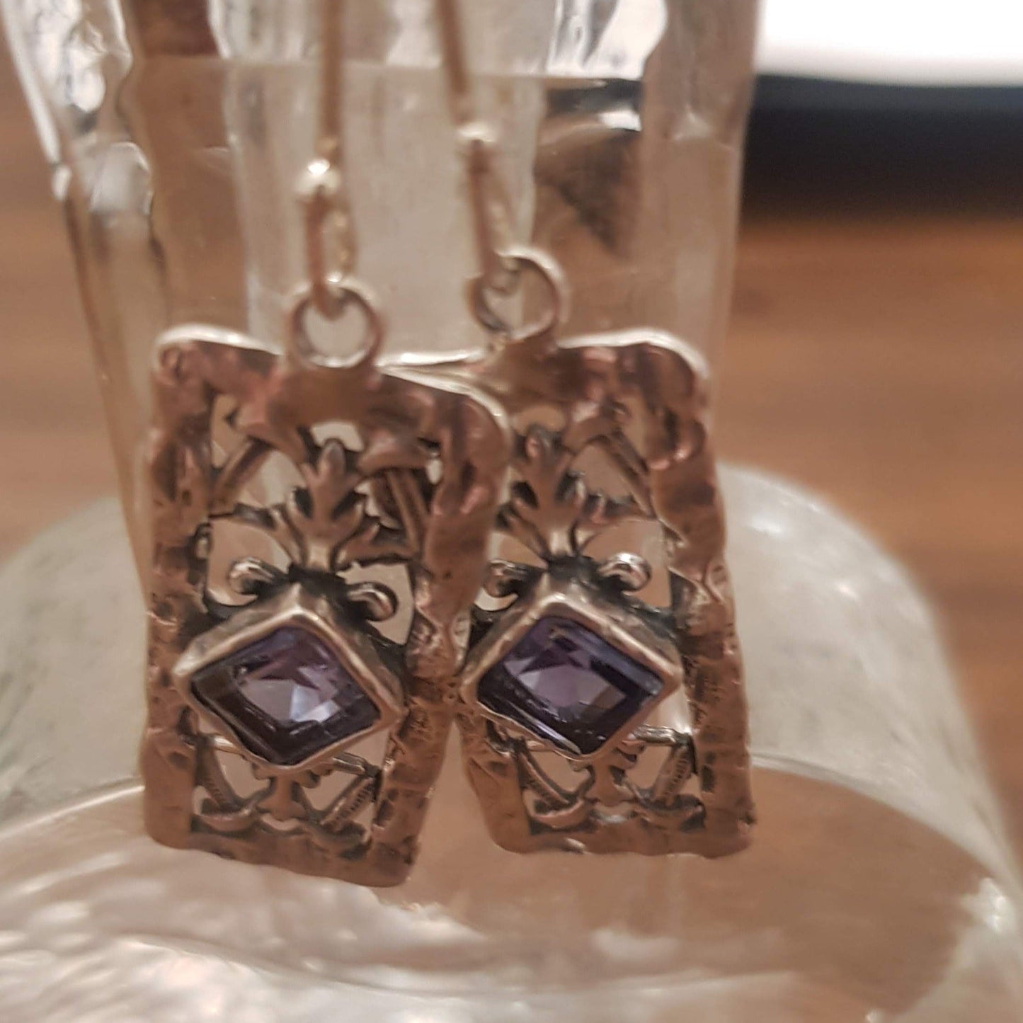 Bluenoemi Jewelry Earrings Opal sterling silver earrings.