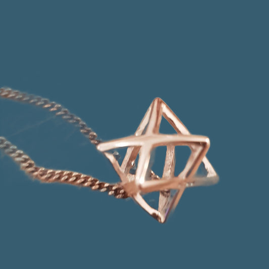Bluenoemi Jewelry Necklaces Merkaba Star of David Necklace - Jewish symbolic jewelry Merkava Necklaces