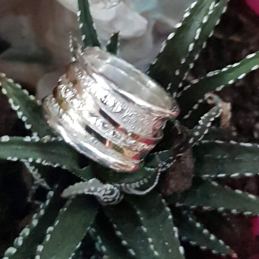 Bluenoemi Jewelry Spinner Rings Israeli spinner rings silver and gold for woman