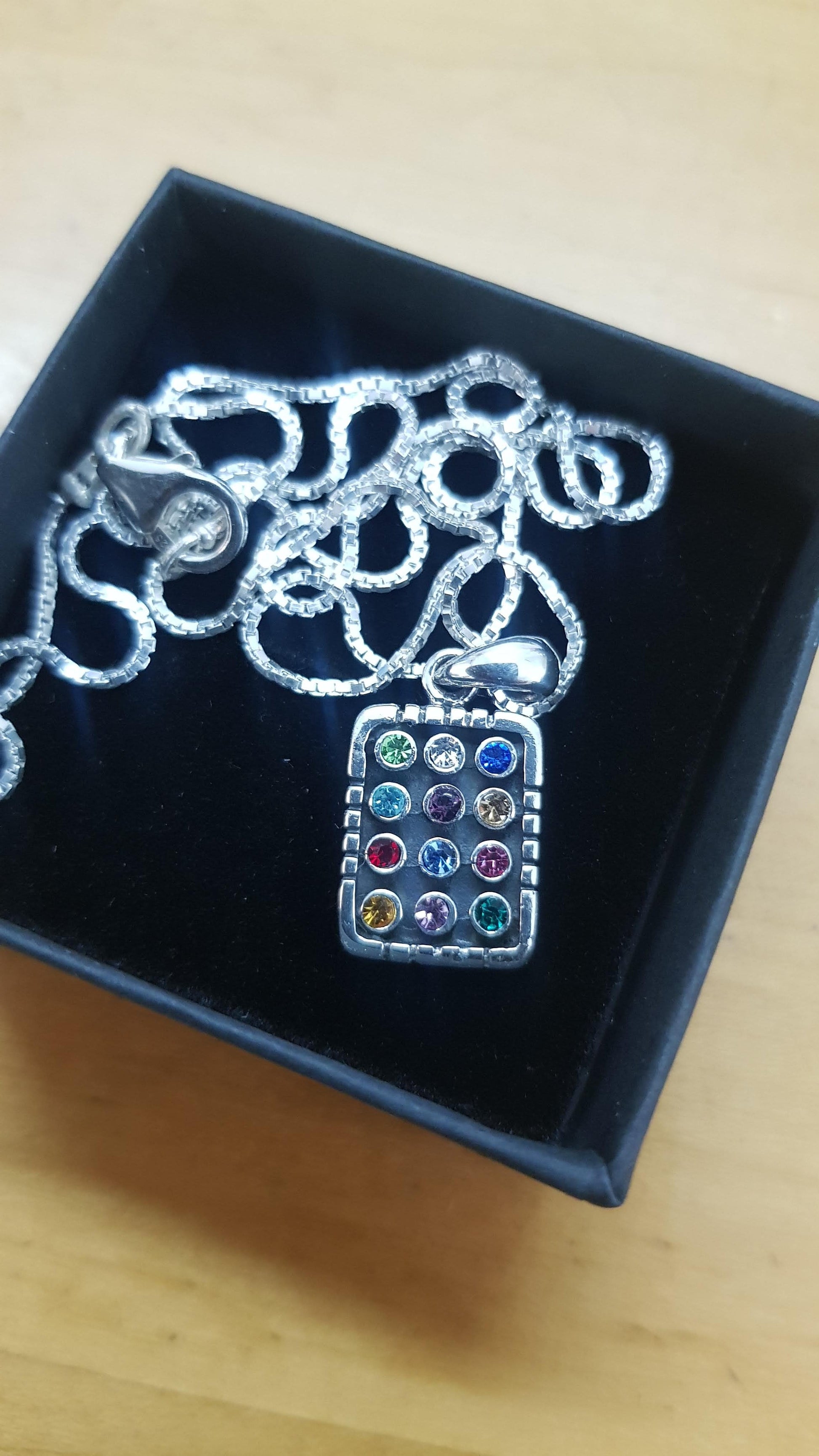 Bluenoemi Necklaces Hoshen Necklace for Woman Sterling silver designer jewelry 12 Tribes of Israel