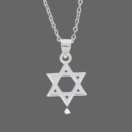 Bluenoemi Necklaces Silver Star of David Sterling Silver Necklace