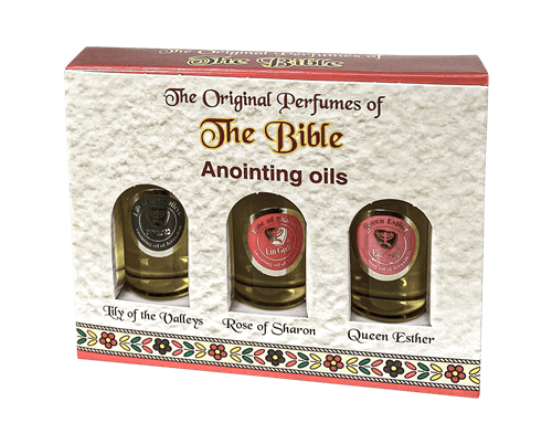 Bluenoemi Oils Anointing Oils Trio of 10ml - Lily of the Valleys, Rose of Sharon, Queen Esther