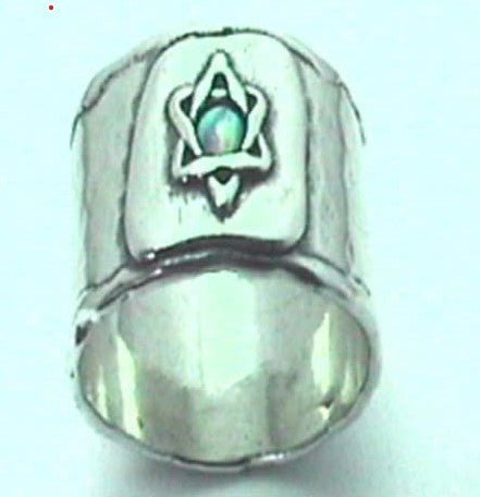 Bluenoemi Rings 8 Star of David Silver Ring