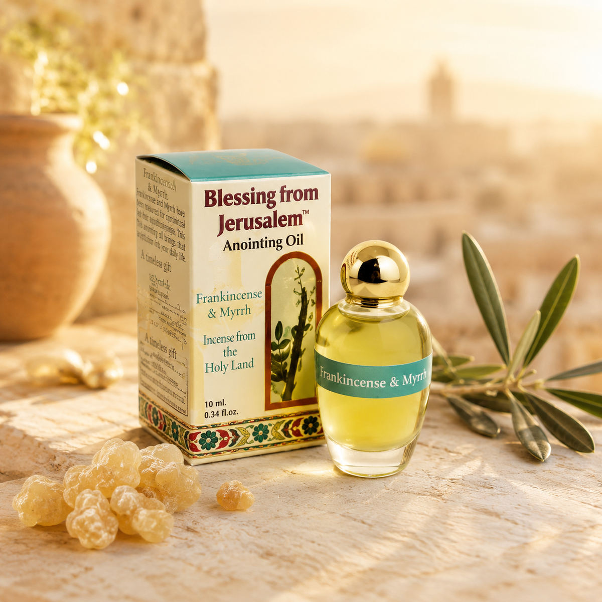 Frankincense and Myrrh Anointing Oil from Jerusalem – Holy Land gift