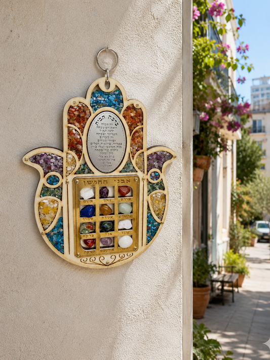 Hoshen Stones Home Decor Hamsa