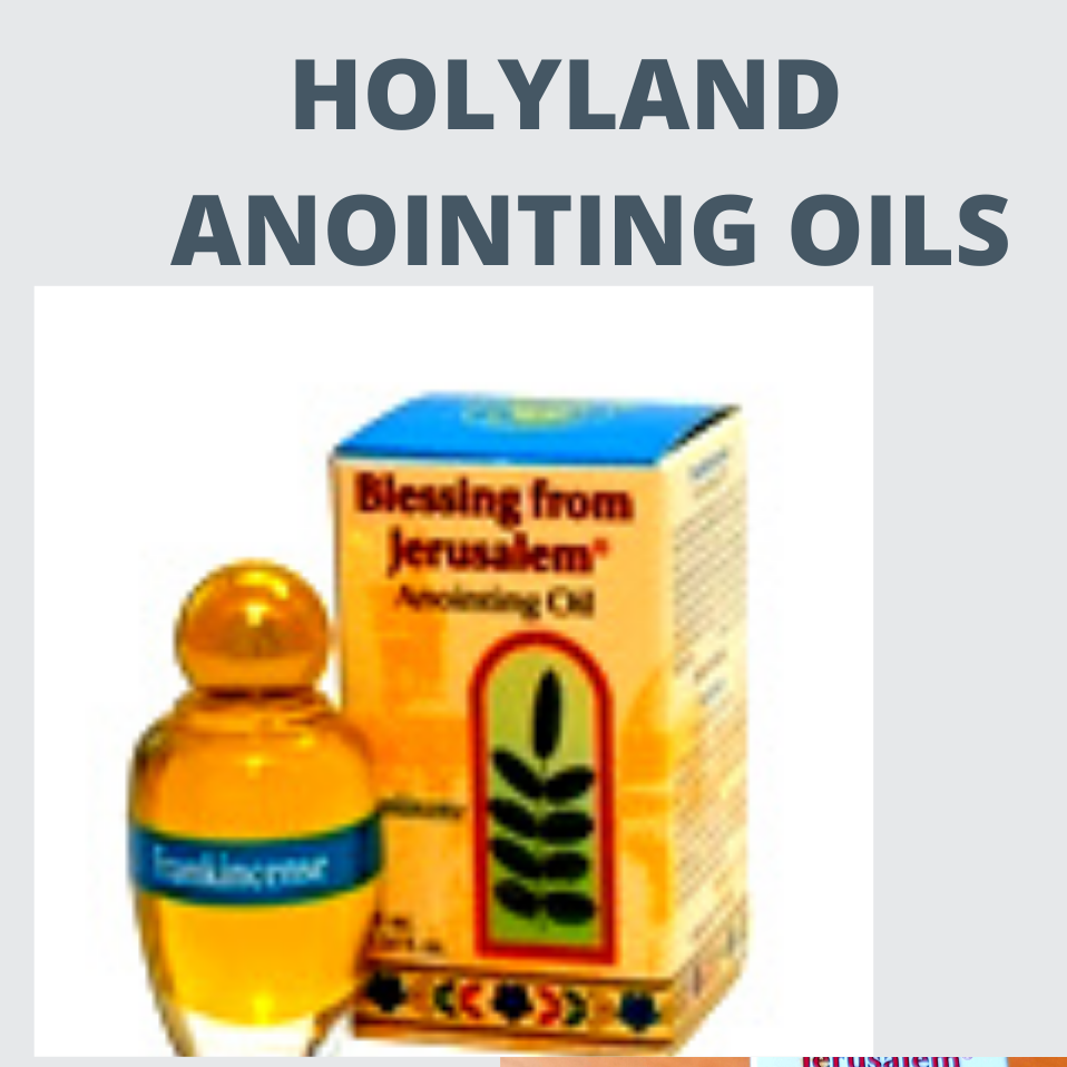 Frankincense & Myrrh Aromatic Prayer Anointing Oil Bible from Holy