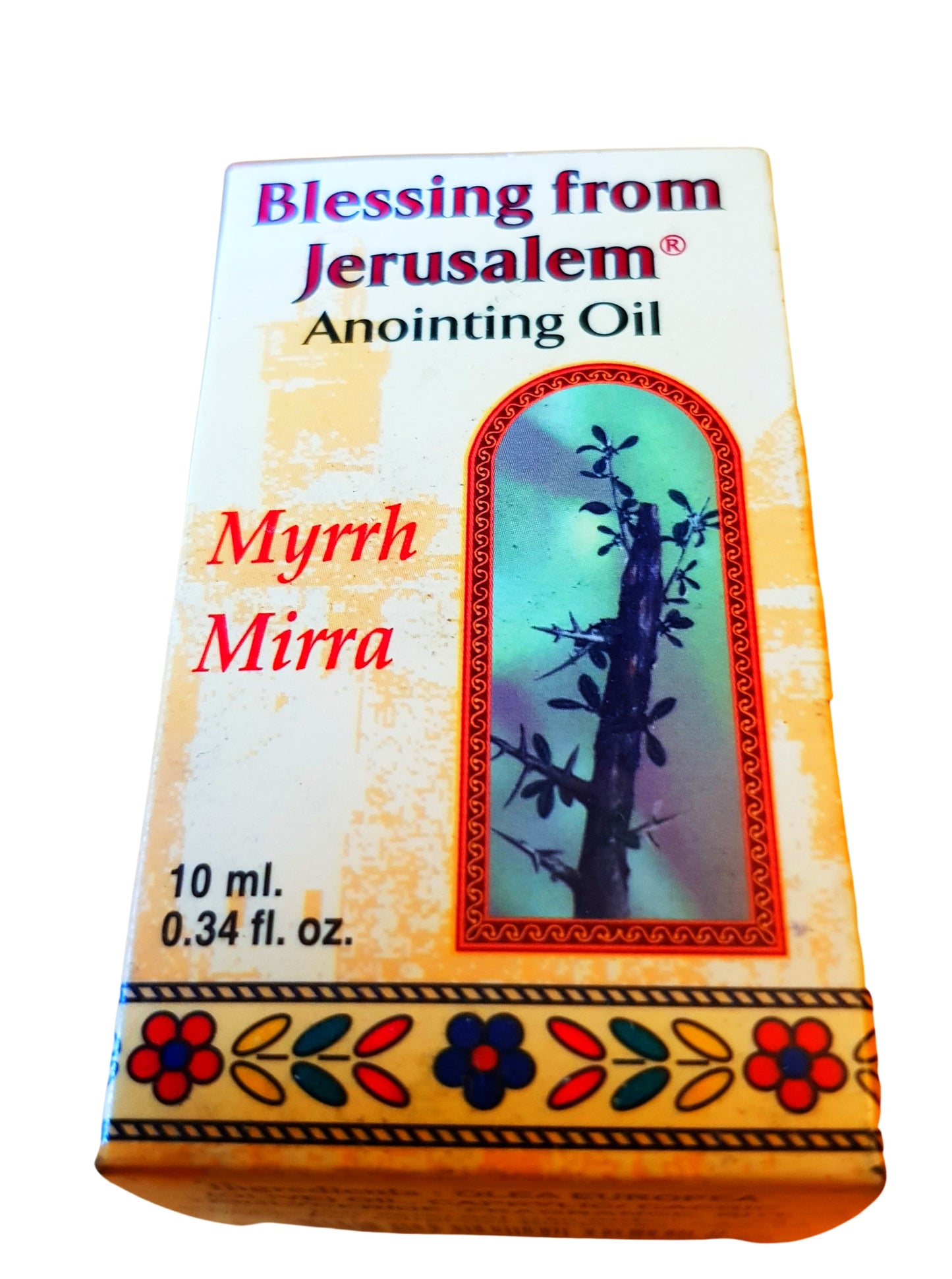 Bluenoemi Anointing Oil Frankincense & Myhrr Myhrr Anointing Oil Made in Israel, the Land of the Bible, 12 ml