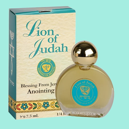 Bluenoemi Anointing Oil Manly Scented Olive Oil Anointing Oil Lion of Judah - Anointing Oil 7.5 ml.