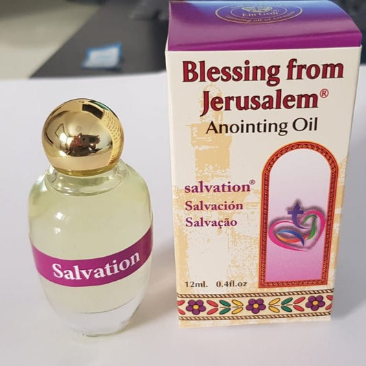 Bluenoemi Anointing Oil Salvation Copy of Anointing Oil Salvation Made in Israel the Land of the Bible 12 ml - 0.4 oz