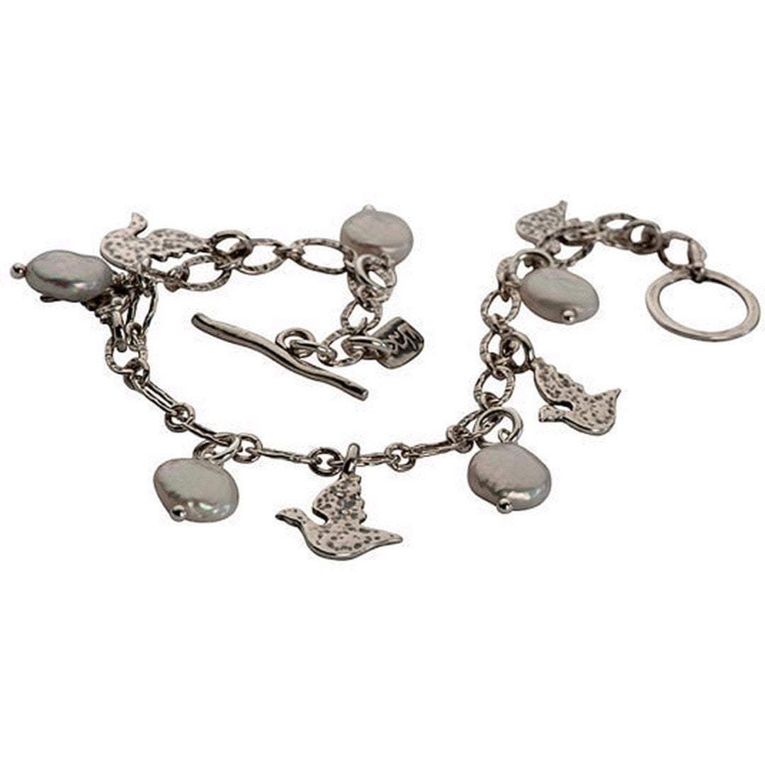 Bluenoemi Bracelets 19 cm / silver Bracelets,  Pearls bracelet,  Boho jewelry