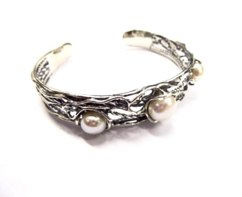 Bluenoemi Bracelets bracelet / Silver Bluenoemi Bracelet Sterling Silver 925 with Pearls. Adorable Bluenoemi Jewelry Silver Bracelets.