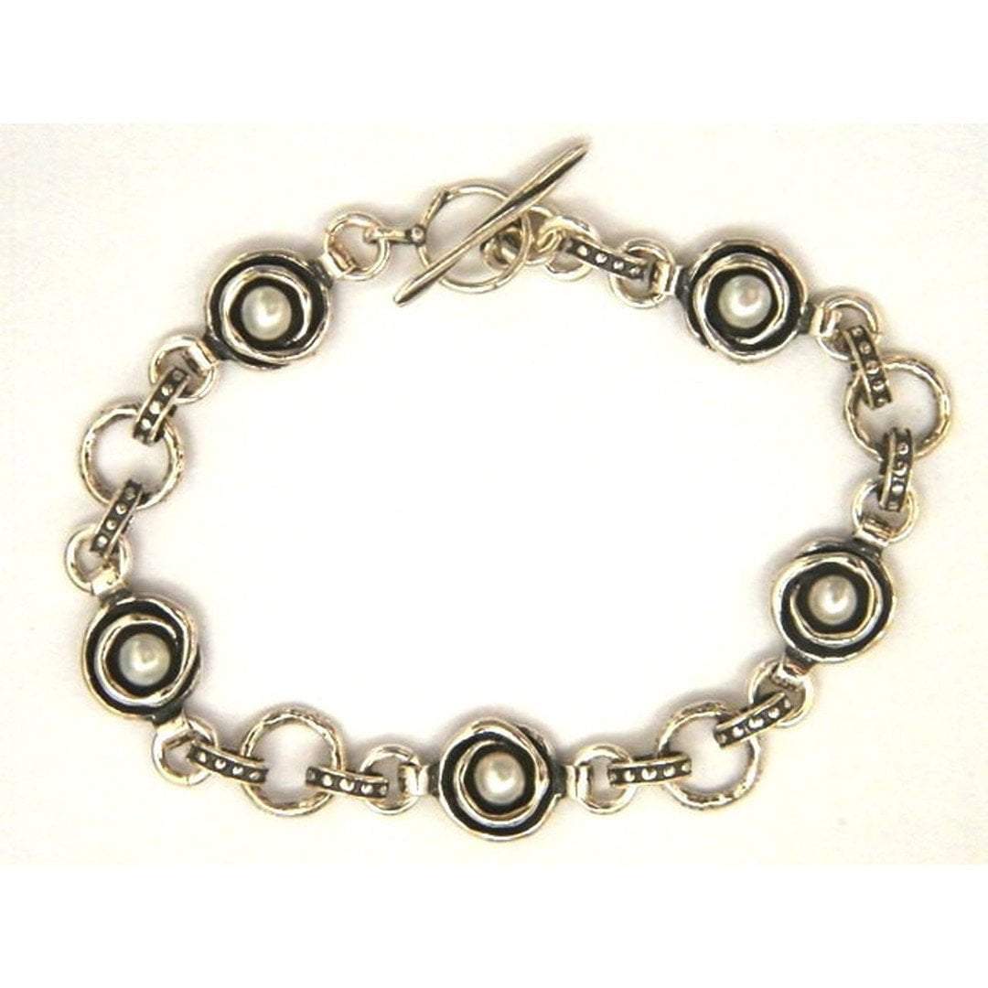 Bluenoemi Bracelets silver Silver Bracelets  Israeli bracelets Pearls bracelet  Boho jewelry