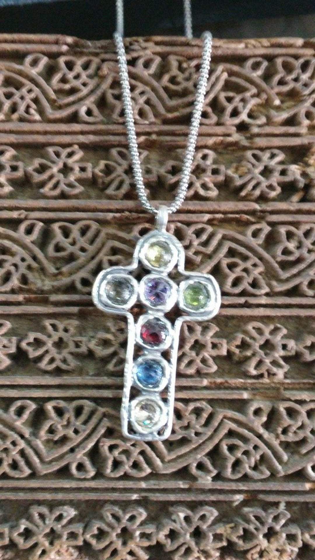 Bluenoemi cross necklace silver Sterling Silver Cross necklace Boho designer jewelry, necklace for woman,  Cross pendant