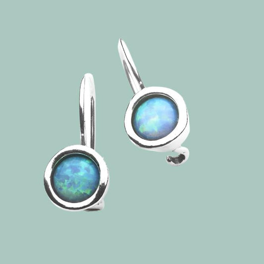 Bluenoemi Earrings Dangle earrings sterling silver earrings blue opals or other gemstones. Israeli jewelry Bluenoemi