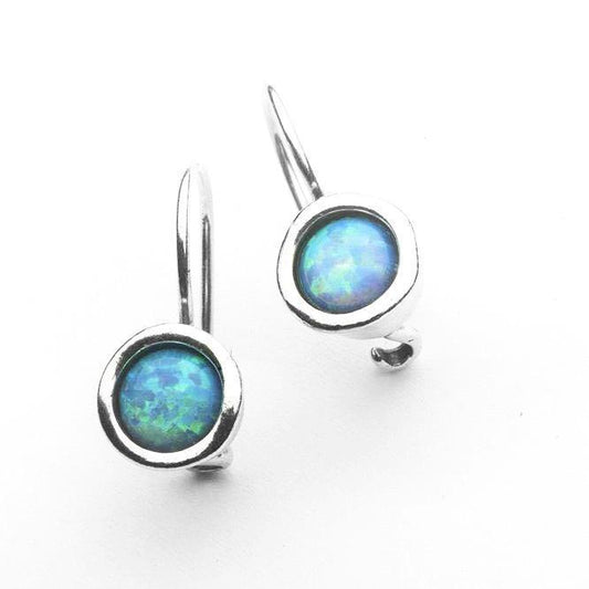 Bluenoemi Earrings Dangle earrings sterling silver earrings blue opals or other gemstones. Israeli jewelry Bluenoemi