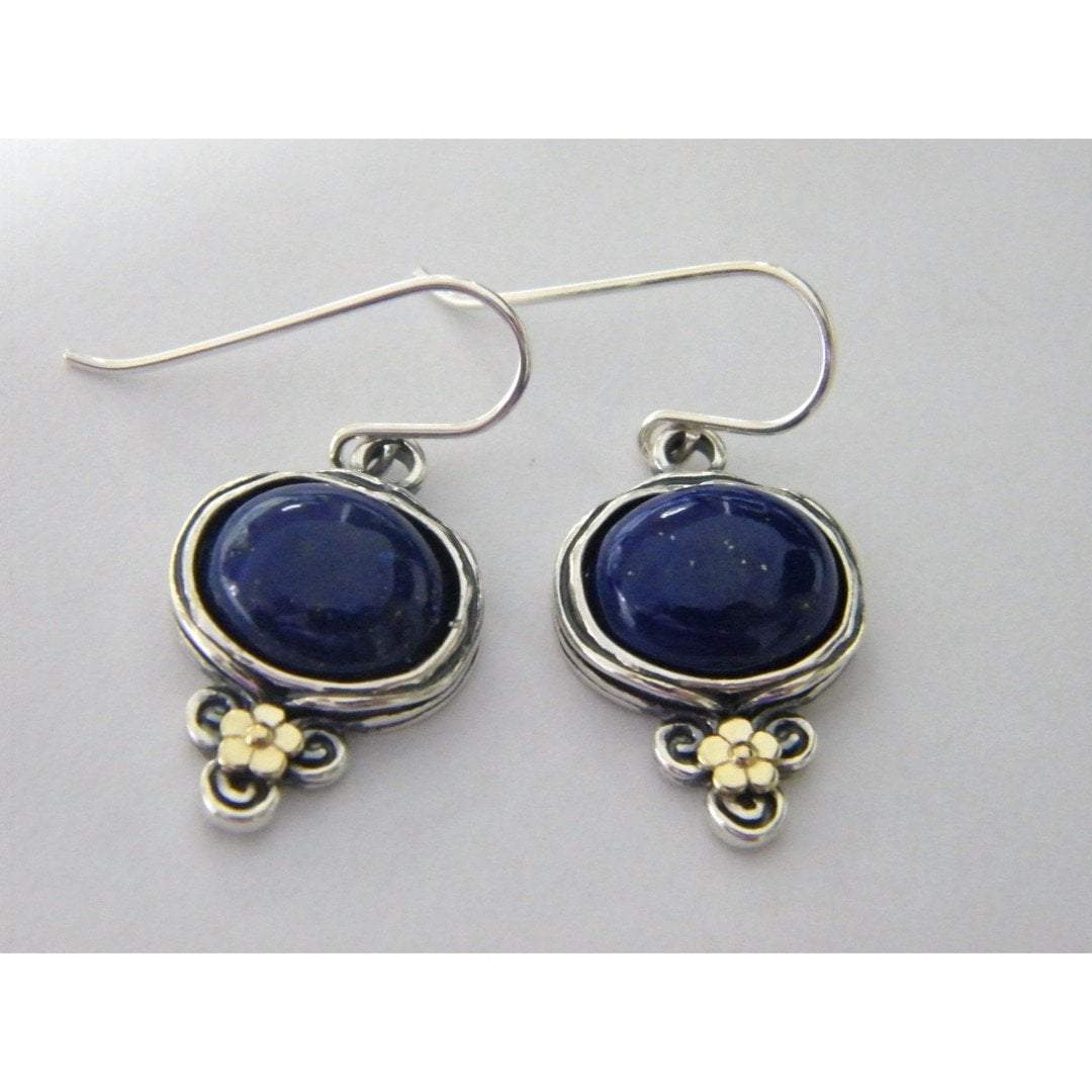 Bluenoemi Earrings Earrings Sterling Silver Gold 9K  labradorite/ Moonstone /Turquoise  Earrings, silver jewelry
