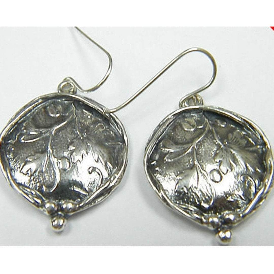 Bluenoemi Earrings silver Silver earrings / earrings for women / dangle earrings / leaf design