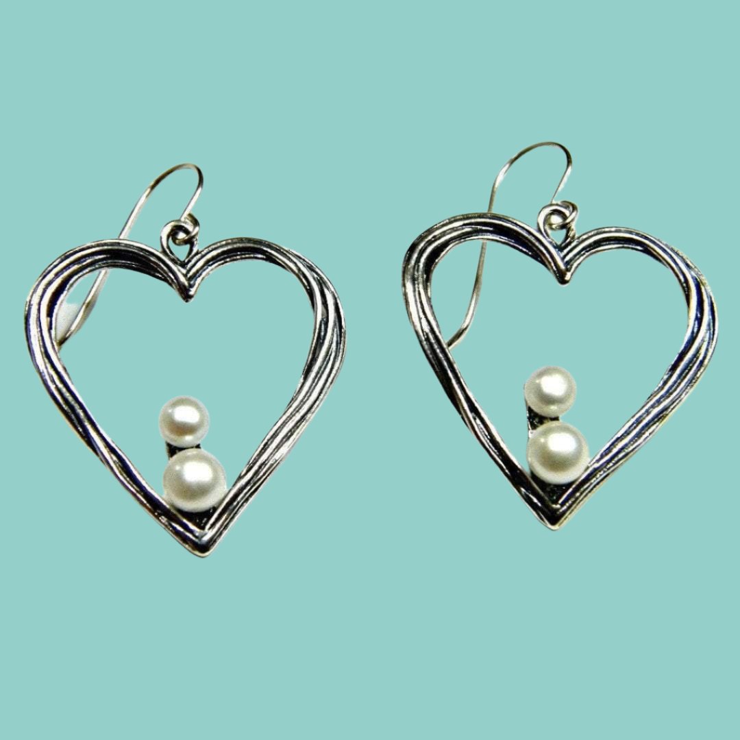 Bluenoemi Earrings silver Silver earrings set pearls / earrings for women / dangle earrings