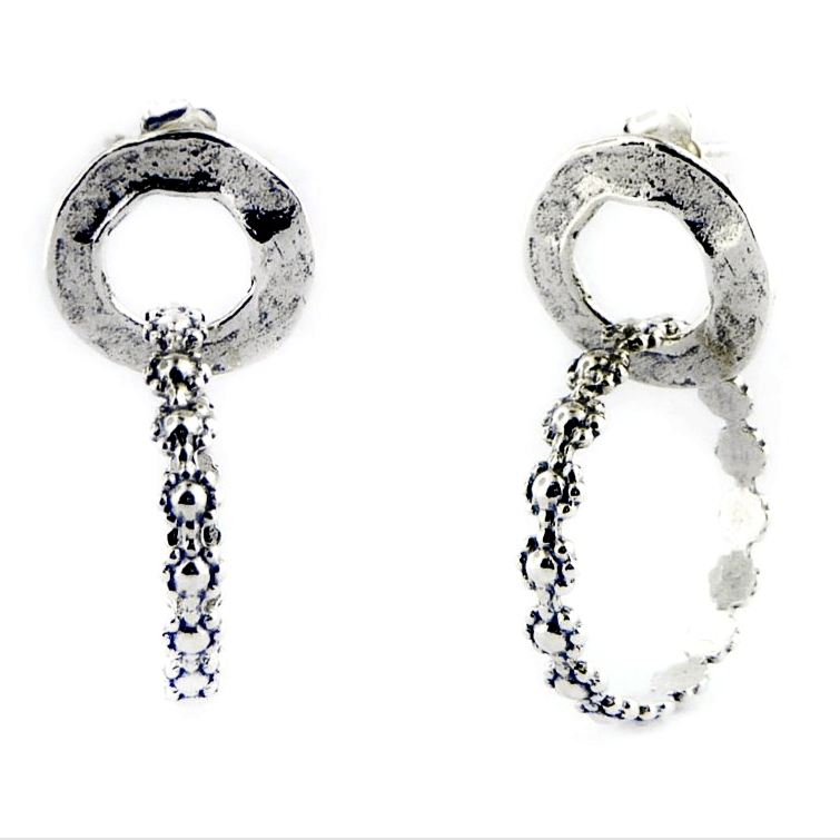 Bluenoemi Earrings silver Sterling silver earrings for women Dangle Earring Israeli jewelry