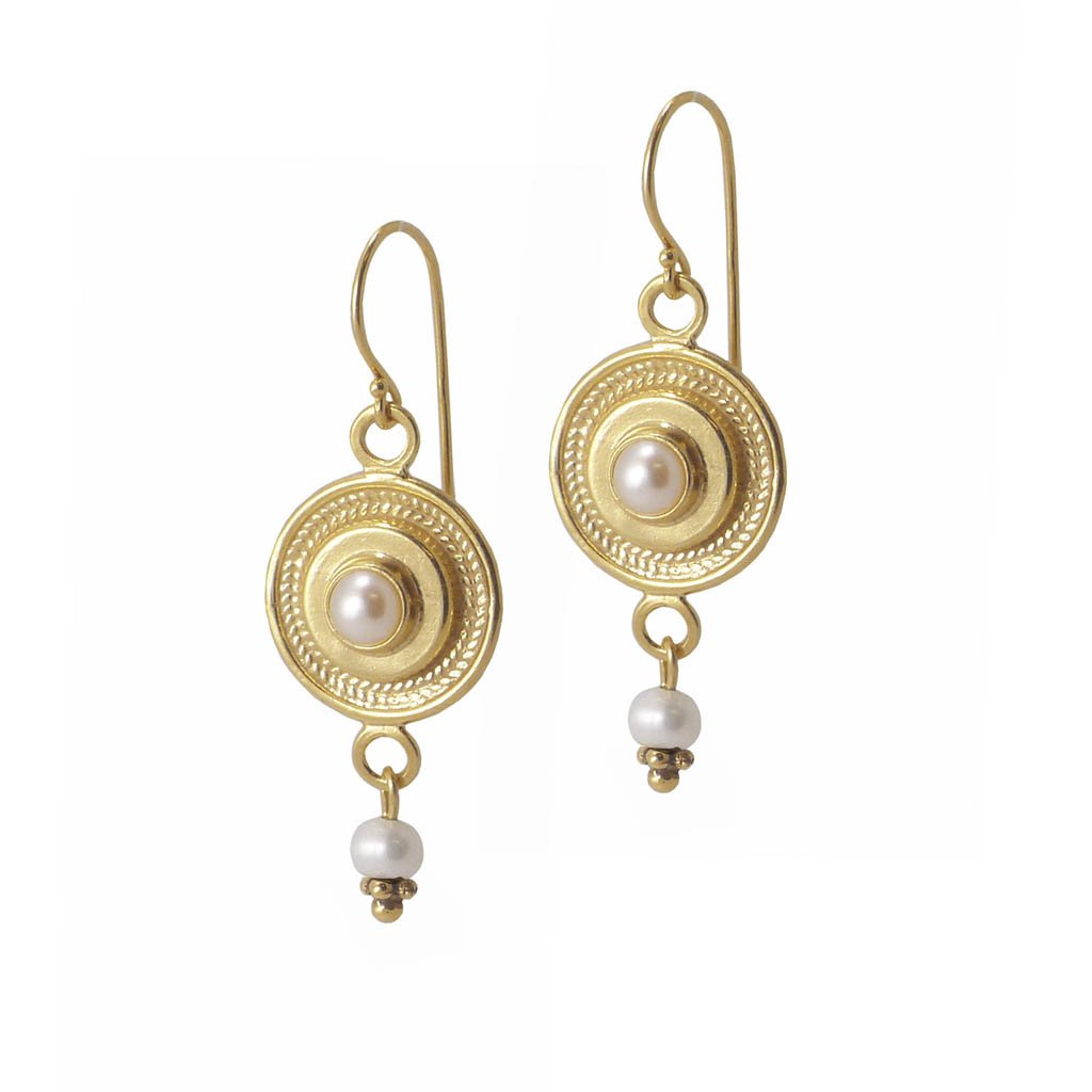 Bluenoemi Earrings Sterling silver 925 earrings for woman gold plated set gemstones.