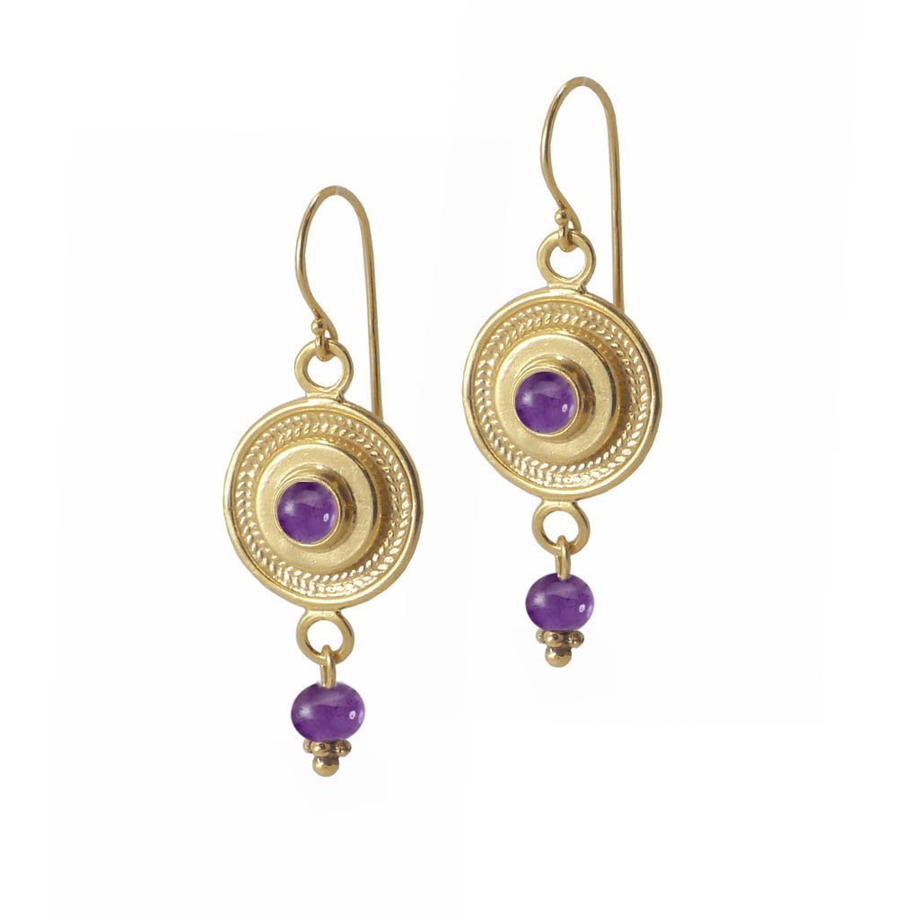 Bluenoemi Earrings Sterling silver 925 earrings for woman gold plated set gemstones.